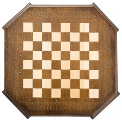Шахматы Haleyan восьмиугольные 30 Мастер: Карен ХалеянМатериал: орехВысота