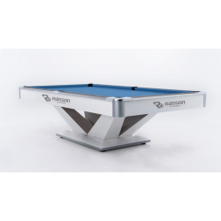 Бильярдный стол для пула Rasson Billiard Victory II Plus 9 ф (белый) с плитой 