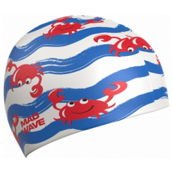 Юниорская силиконовая шапочка Mad Wave Crabs M0574 07 0 00W 