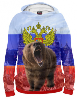 Худи Print Bar SRF 659834 hud Русский медведь