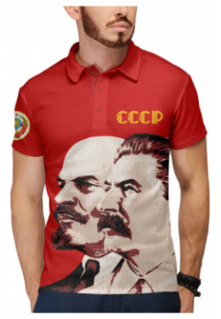 Поло Print Bar SSS 394601 pol 2 Ленин  Сталин