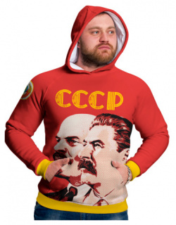 Худи Print Bar SSS 394601 hud Ленин  Сталин