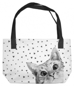 Пляжные сумки Print Bar CAT 729583 sup Подглядывающий кот