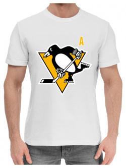 Хлопковые футболки Print Bar HOK 998882 hfu 2 Малкин Форма Pittsburgh Penguins 2018