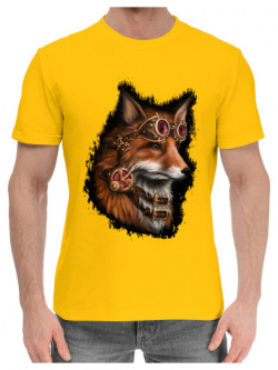 Хлопковые футболки Print Bar FOX 714683 hfu 2 Рыжий Лис