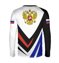 Лонгсливы Print Bar SRF 641096 lon 2 Россия  флаг на рукавах