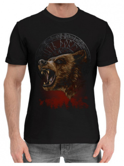 Хлопковые футболки Print Bar SSM 947560 hfu 2 Медведь  Быть Добру