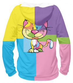 Худи Print Bar CAT 856929 hud Милый разноцветный котёнок