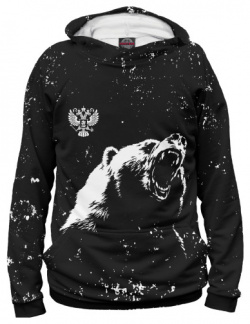 Худи Print Bar SRF 580538 hud Русский медведь и герб