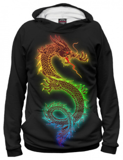 Худи Print Bar DRA 501476 hud Радужный дракон