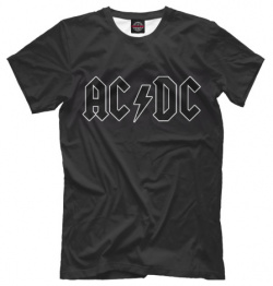Футболки Print Bar ACD 172629 fut 2 AC/DC — австралийская рок группа