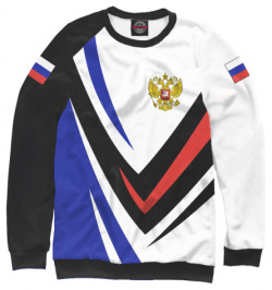 Свитшоты Print Bar SRF 641096 swi Россия  флаг на рукавах