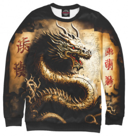 Свитшоты Print Bar DRA 342062 swi Китайский дракон
