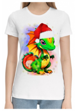 Хлопковые футболки Print Bar NGR 725796 hfu 1 Дракон