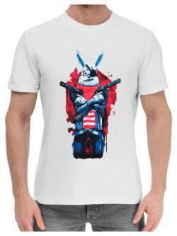 Хлопковые футболки Print Bar SOT 633094 hfu 2 Кролик с пистолетом