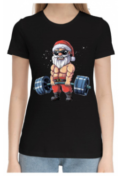 Хлопковые футболки Print Bar DMZ 674916 hfu 1 Power Santa