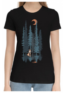 Хлопковые футболки Print Bar FOX 437231 hfu 1 from the Forest Все