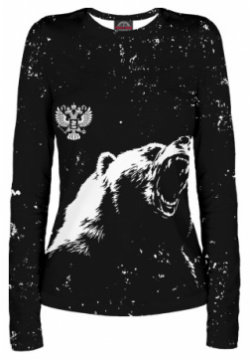 Лонгсливы Print Bar SRF 580538 lon 1 Русский медведь и герб