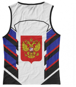 Майки Print Bar SRF 190073 may 1 Флаг России на рукавах