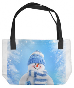 Пляжные сумки Print Bar NYV 271794 sup Снеговик