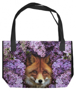 Пляжные сумки Print Bar FOX 283158 sup Лиса в цветах