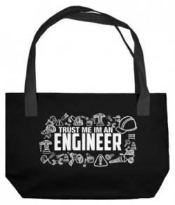 Пляжные сумки Print Bar SRL 632152 sup Trust me I am an Engineer