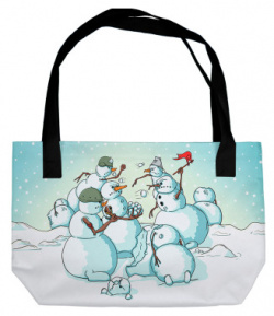 Пляжные сумки Print Bar SNG 476952 sup Боевые снеговики