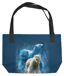 Пляжные сумки Print Bar MED 450078 sup Белые медведи