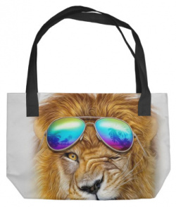 Пляжные сумки Print Bar LIO 787013 sup Лев в очках