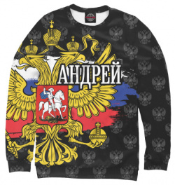 Свитшоты Print Bar AND 395293 swi Андрей (герб России)
