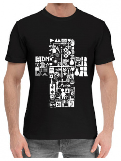Хлопковые футболки Print Bar DPM 470564 hfu 2 Depeche Mode