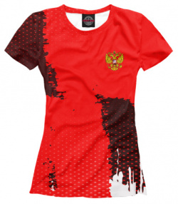 Футболки Print Bar SRF 343616 fut 1 Russia Sport Uniform