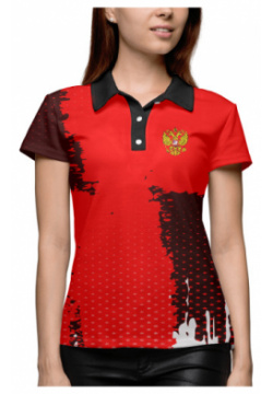 Поло Print Bar SRF 343616 pol 1 Russia Sport Uniform