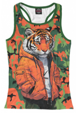Майки борцовки Print Bar TGR 529649 mayb 1 Тигр в оранжевой куртке