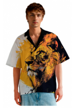 Гавайские рубашки Print Bar LIO 615595 grb 2 Гордый африканский лев