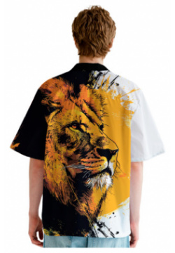 Гавайские рубашки Print Bar LIO 615595 grb 2 Гордый африканский лев
