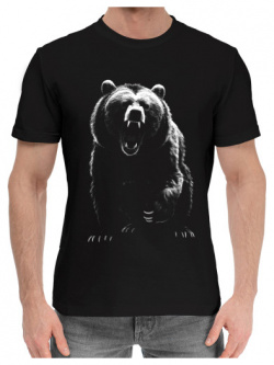 Хлопковые футболки Print Bar SSM 383380 hfu 2 Сердитый медведь Велес