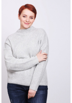 Пуловер Pezzo женский серого цвета от бренда