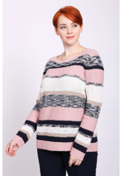 Пуловер Pezzo женский розового цвета от бренда