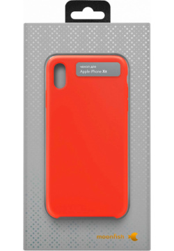 moonfish Чехол для iPhone XR  силикон красный MF LSC 007