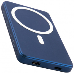 moonfish Внешний аккумулятор с функцией БЗУ MagSafe 5000 мАч  синий MNF25212