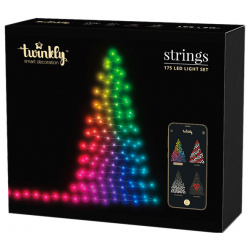 Twinkly Гирлянда Strings 175 Multicolor LED (14м)  TWS175STP BEU Неповторимое
