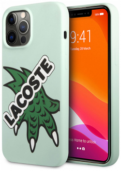 Lacoste Чехол Hard Paw для iPhone 13 Pro  мятный LCHC13LSLB