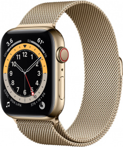 moonfish Ремешок для Apple Watch 42/44мм  сталь золото (2020) MFAWSMT44Gold(2020)