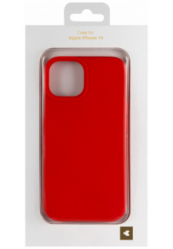 moonfish Чехол для iPhone 14  силикон красный MNF32557 Стильный и функциональный