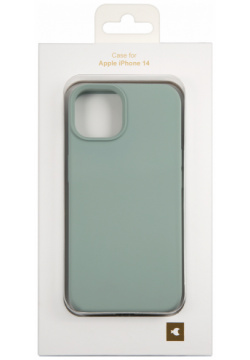 moonfish Чехол для iPhone 14  силикон мятный MNF32577 Стильный и функциональный