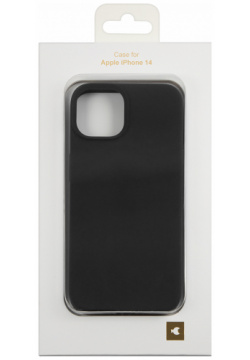 moonfish Чехол для iPhone 14  силикон черный MNF32553 Стильный и функциональный