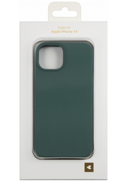 moonfish Чехол для iPhone 14  силикон зеленый MNF32561