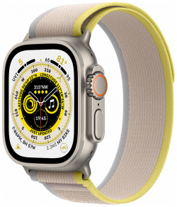 Apple Watch Ultra GPS + Cellular  49 мм корпус из титана ремешок Trail желтого/бежевого цвета размер M/L 103UltraYellowB_ML