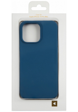 moonfish Чехол для iPhone 14 Pro Max  силикон синий MNF32568